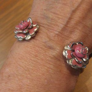 Chanel Pink Camelia Bangle